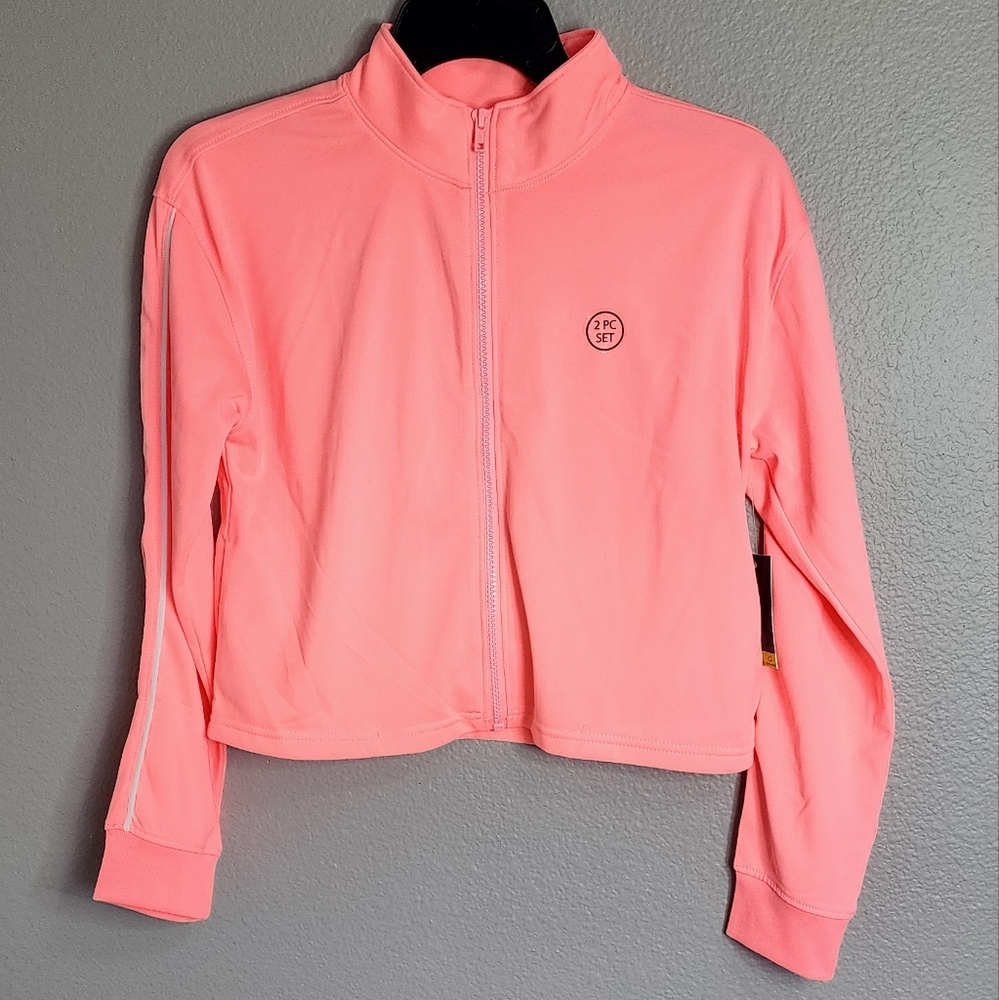 Tek Gear Girls  Neon Pink Athletic Shirt  / XL 14/16